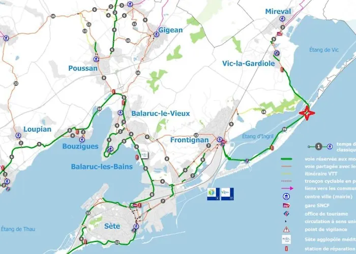 5p Terrasse Sud Vue Mer, Acces Direct Apartament Frontignan